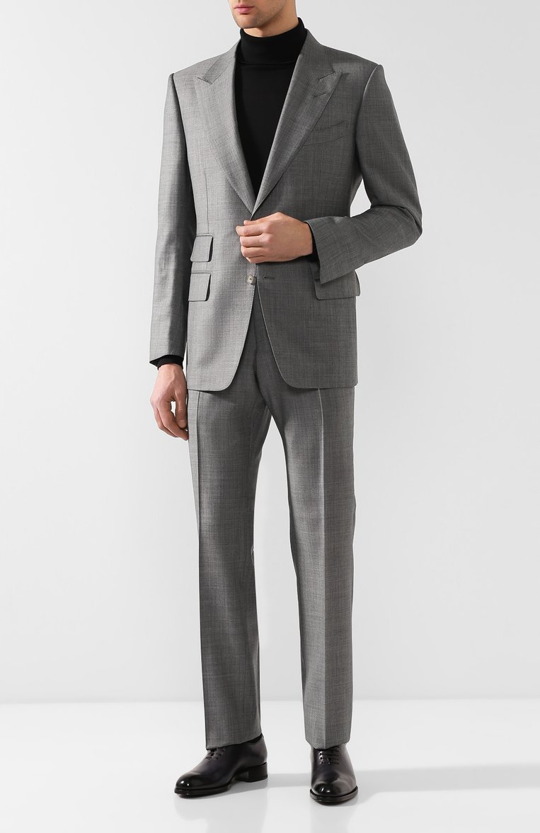 Кожаные оксфорды TOM FORD, арт. J1122T-BET, фото 2