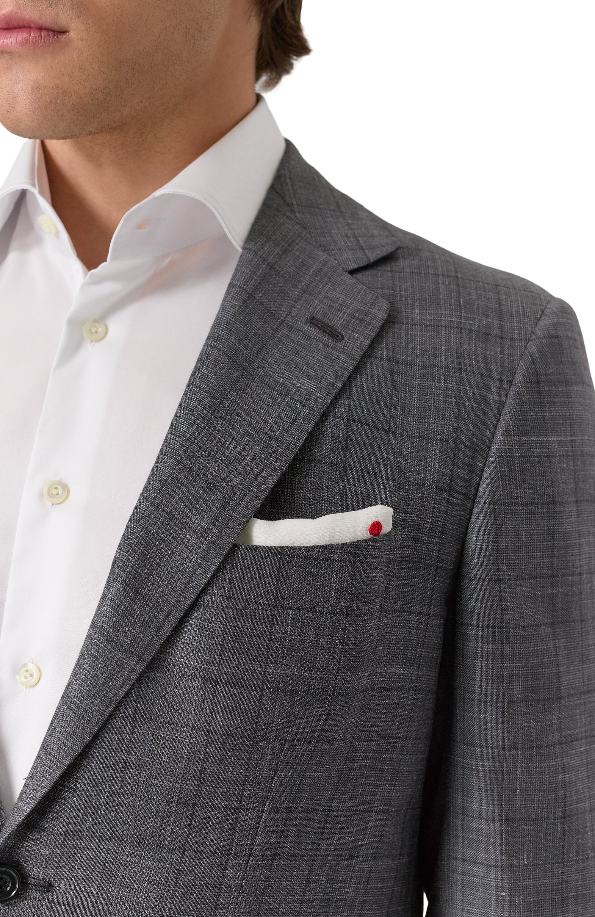 Костюм из смеси кашемира и шелка KITON, арт. UA81K06S05, фото 8