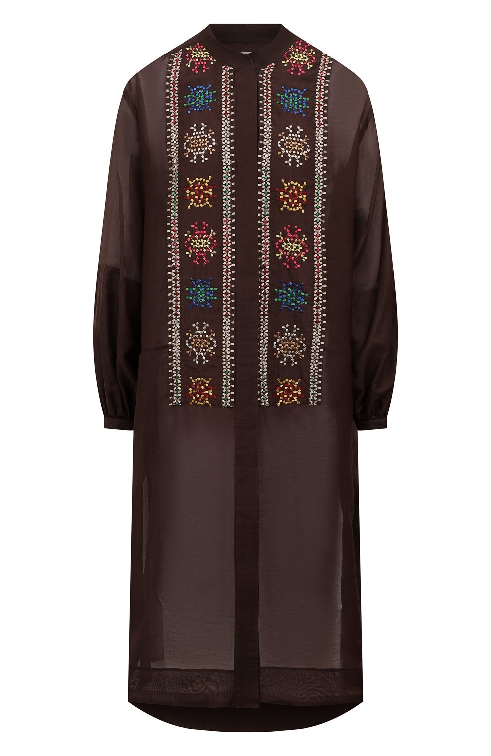 Туника из хлопка и шелка LILA EUGENIE, арт. 2207 MIDI, фото 1