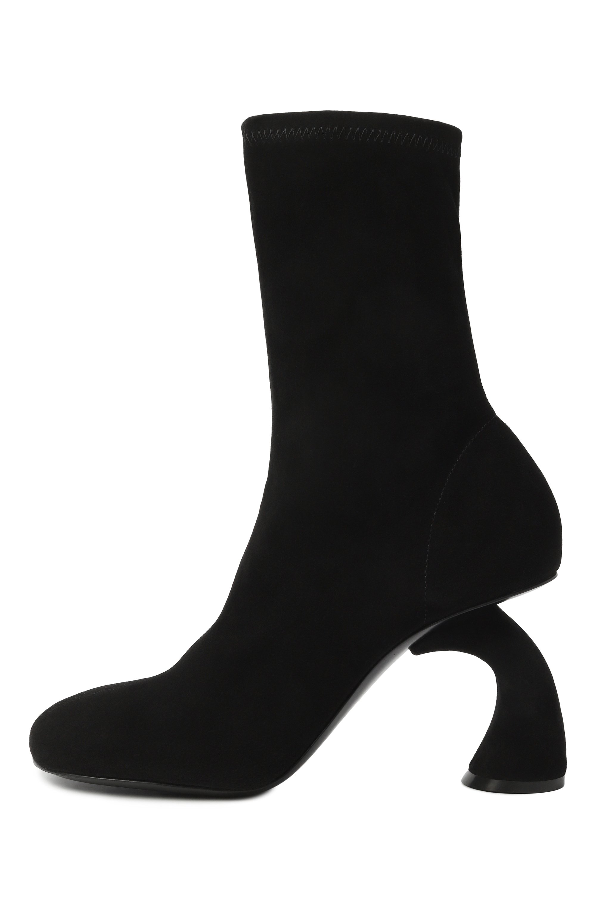 Замшевые ботильоны DRIES VAN NOTEN, арт. WS241-1146/135, фото 4