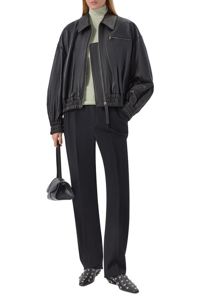 Кожаный бомбер JIL SANDER, арт. J02SW0048/J07187, фото 2