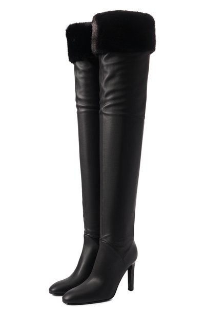 Женские кожаные ботфорты GIUSEPPE ZANOTTI DESIGN, арт. I680009
