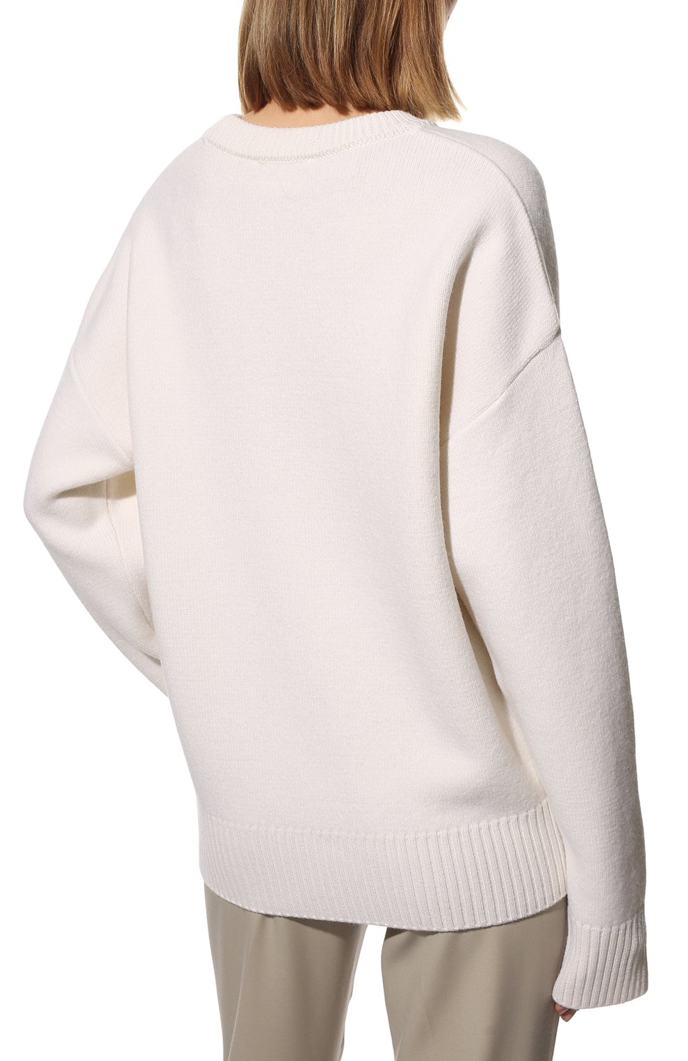 Шерстяной свитер AMI, арт. UKS002.018, фото 4