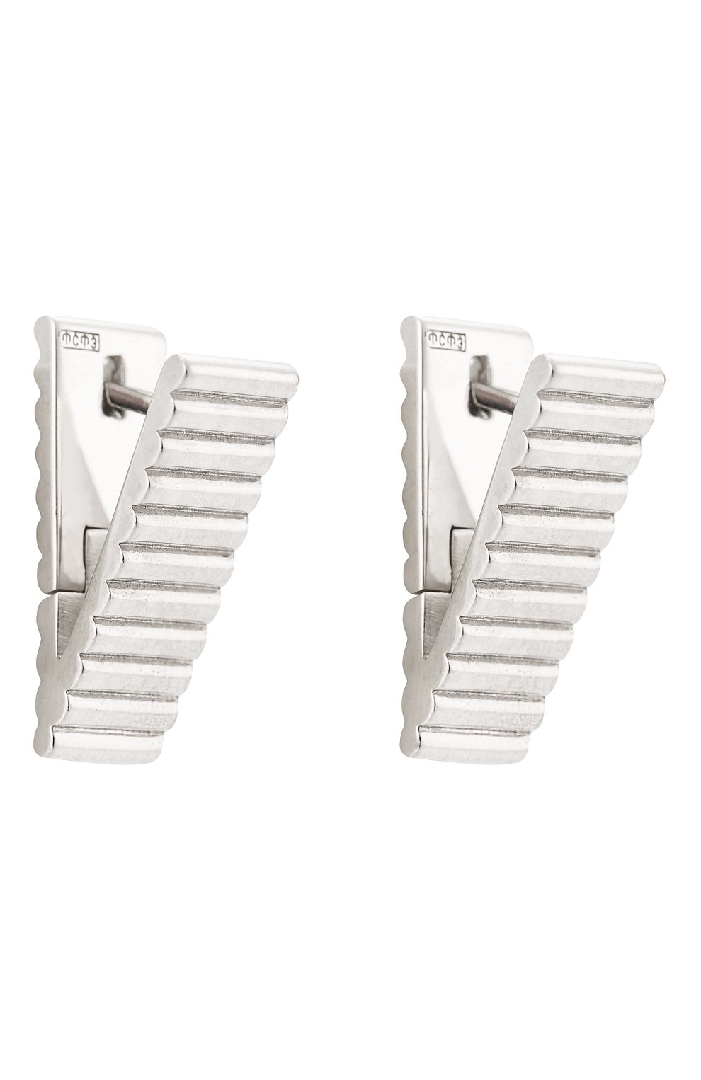 Серьги стеклярус AVGVST серебряного цвета по цене 8100 руб., арт. 1005503-01, фото 1 Серьги стеклярус AVGVST, арт. 1005503-01, фото 1