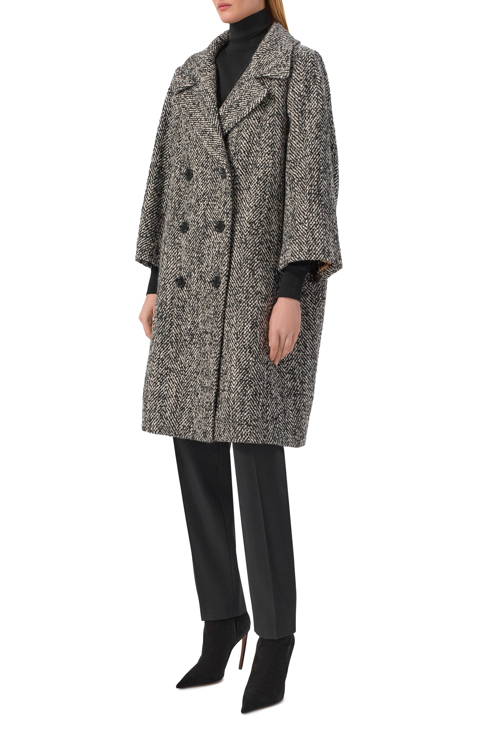 Шерстяное пальто DOLCE & GABBANA, арт. F0W3QT/FCZAC, фото 3