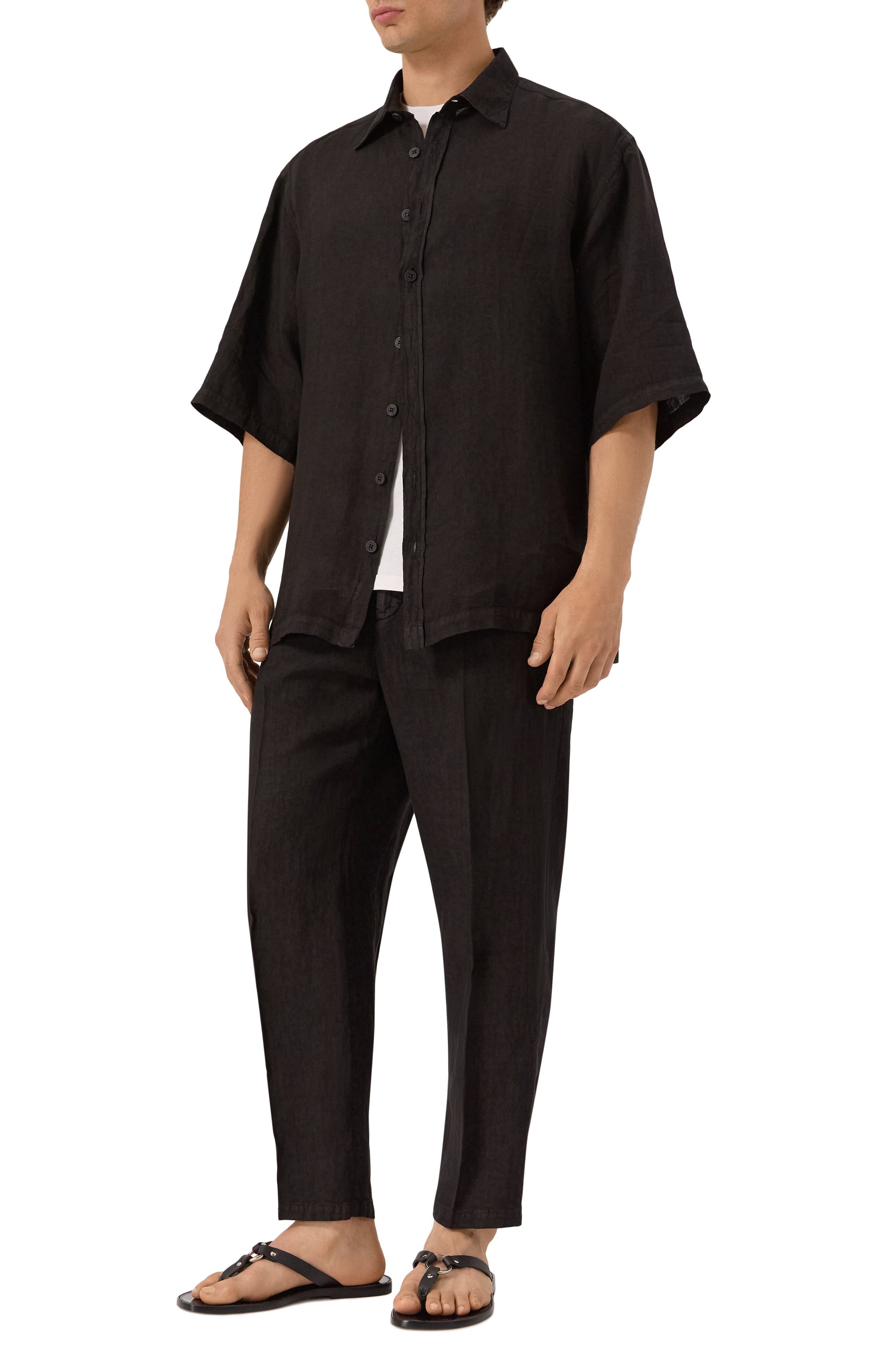 Кожаные шлепанцы bondage DSQUARED2, арт. FSM0081, фото 2