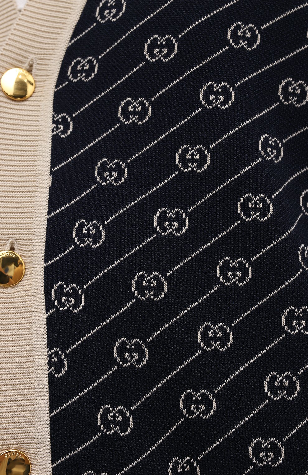 Кардиган из хлопка и шелка GUCCI, арт. 660290/XKBWA, фото 5