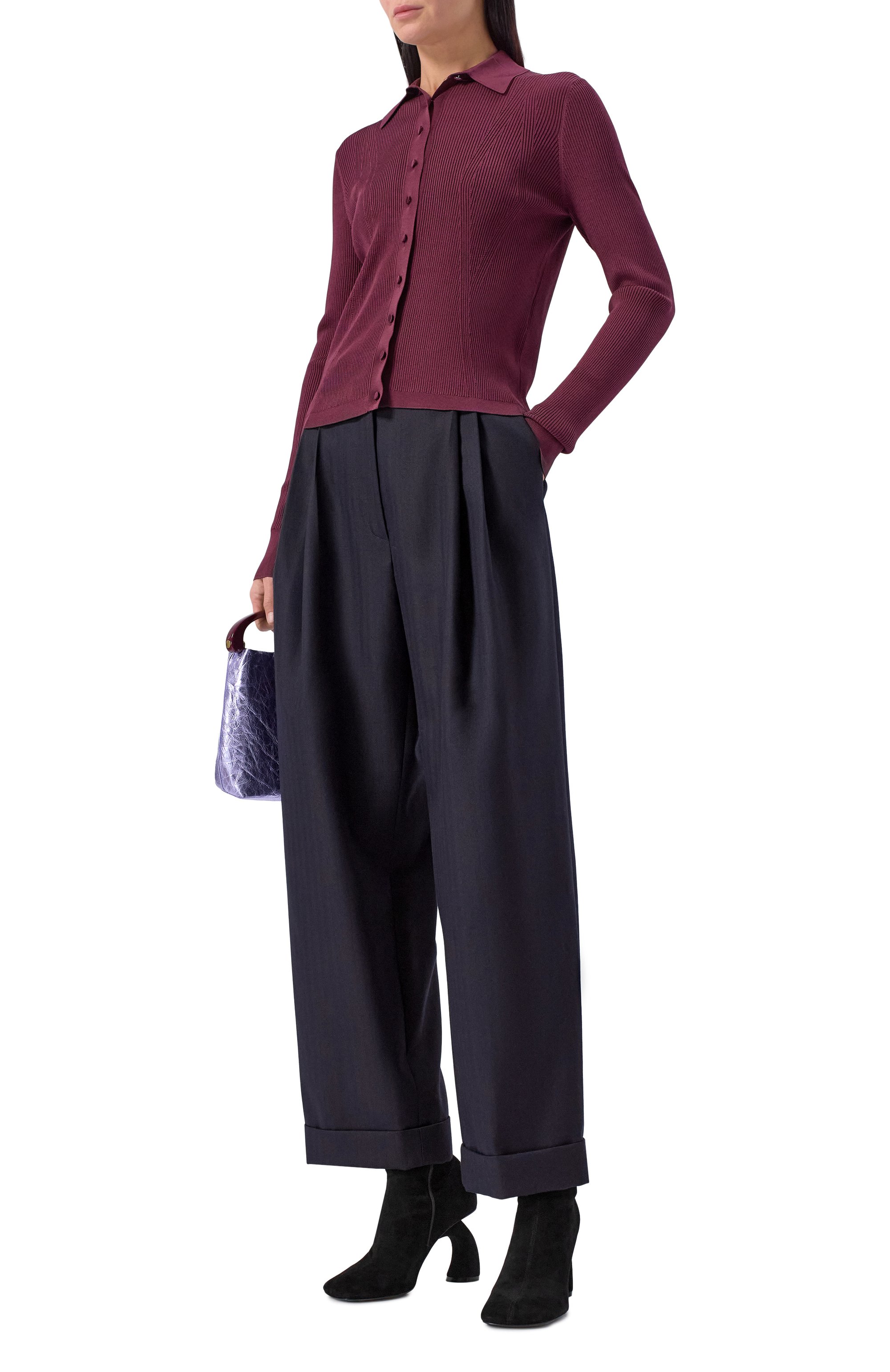 Замшевые ботильоны DRIES VAN NOTEN, арт. WS241-1146/135, фото 3