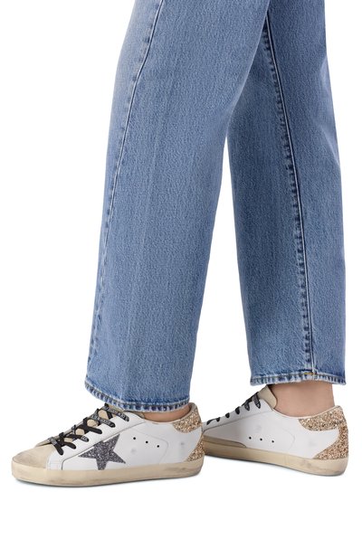 Комбинированные кеды super-star GOLDEN GOOSE DELUXE BRAND, арт. GWF00102.F005358, фото 2