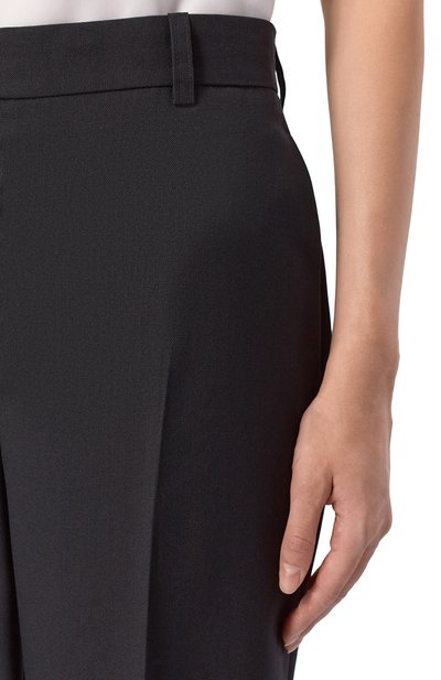 Шерстяные брюки THE KOOPLES черного цвета по цене 39350 руб., арт. FPAN31053K, фото 5 Шерстяные брюки THE KOOPLES, арт. FPAN31053K, фото 5