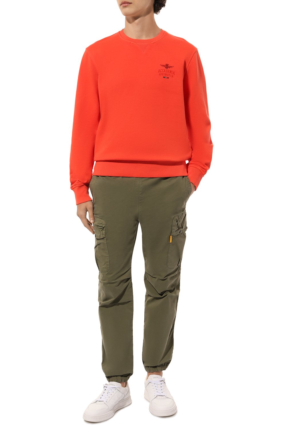 Хлопковый свитшот AERONAUTICA MILITARE, арт. 242FE1924F560, фото 2