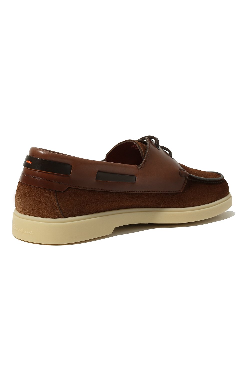 Замшевые топсайдеры SANTONI, арт. MGYG18077TITSSE0M62, фото 5