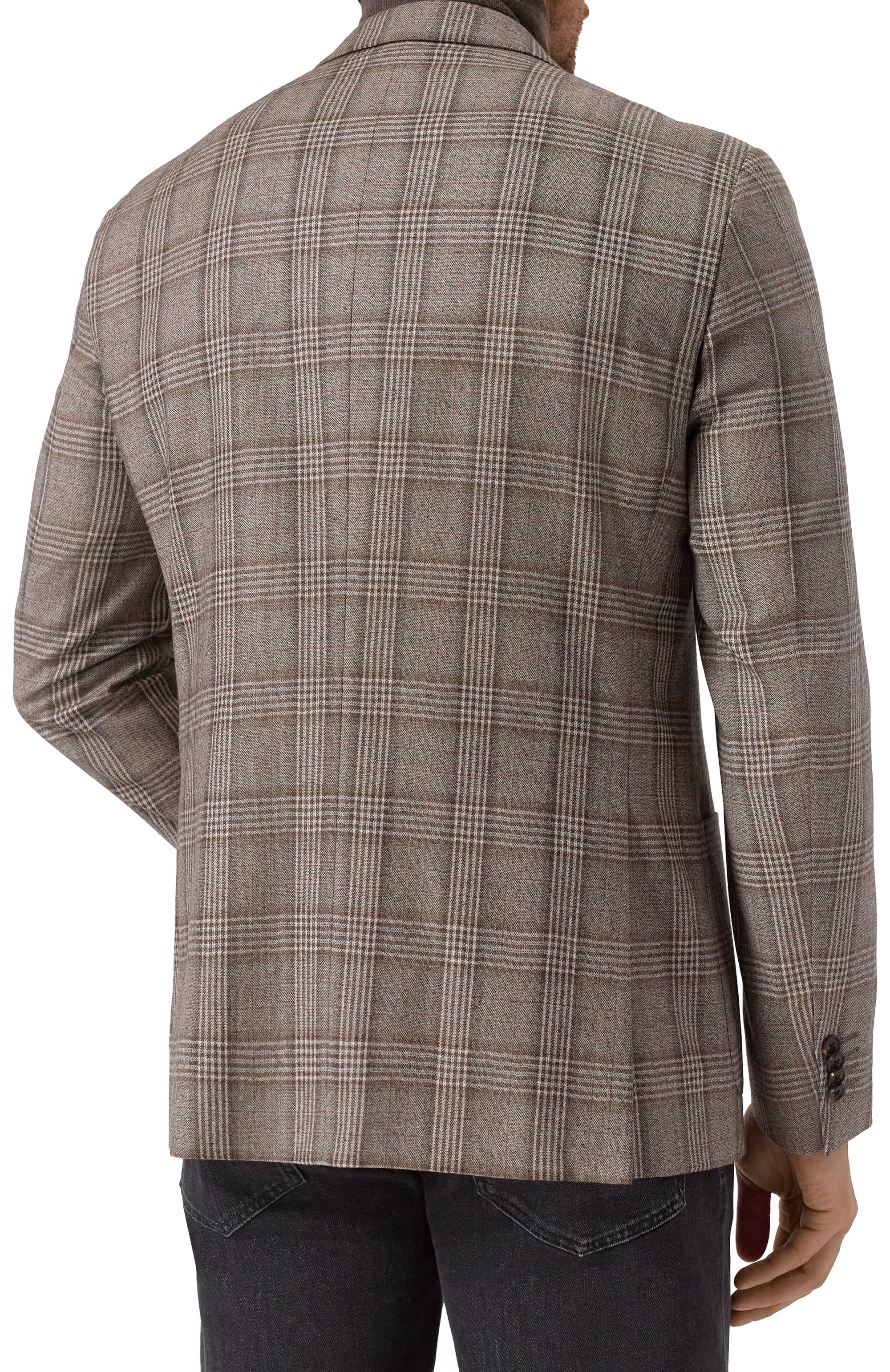 Шерстяной пиджак CORNELIANI бежевого цвета по цене 112000 руб., арт. 266002-2616309, фото 6 Шерстяной пиджак CORNELIANI, арт. 266002-2616309, фото 6