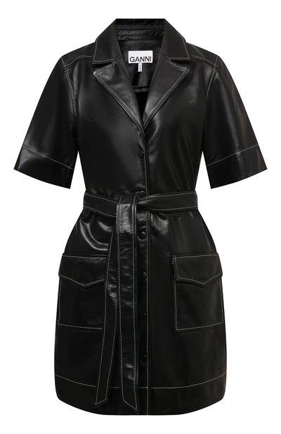 Кожаное платье GANNI, арт. F5969, фото 1