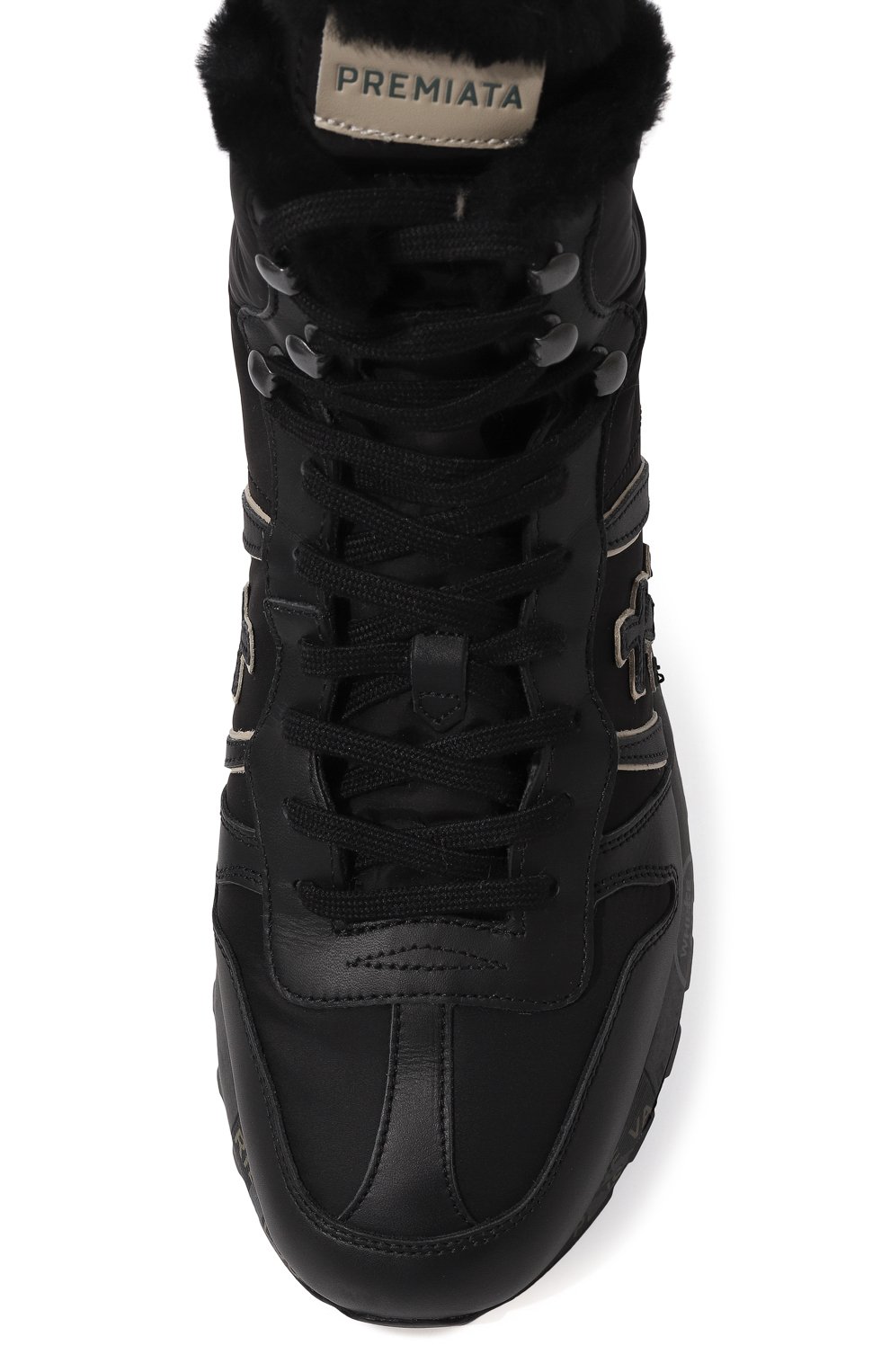 Комбинированные кроссовки jeff PREMIATA черного цвета по цене 39800 руб., арт. JEFF/VAR 5076M, фото 6 Комбинированные кроссовки jeff PREMIATA, арт. JEFF/VAR 5076M, фото 6