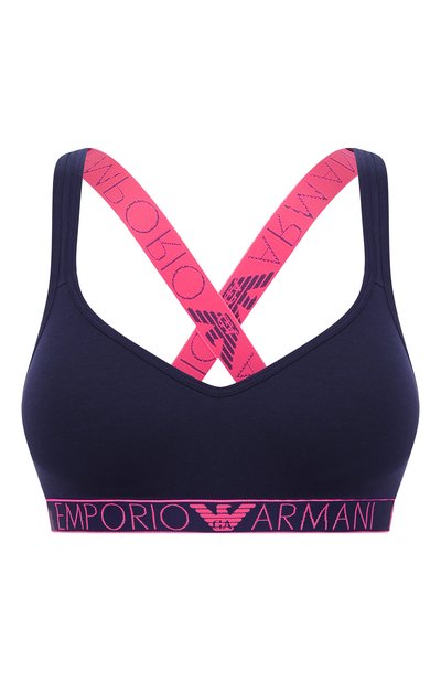 Женский хлопковый бюстгальтер EMPORIO ARMANI, арт. 163995/0A317