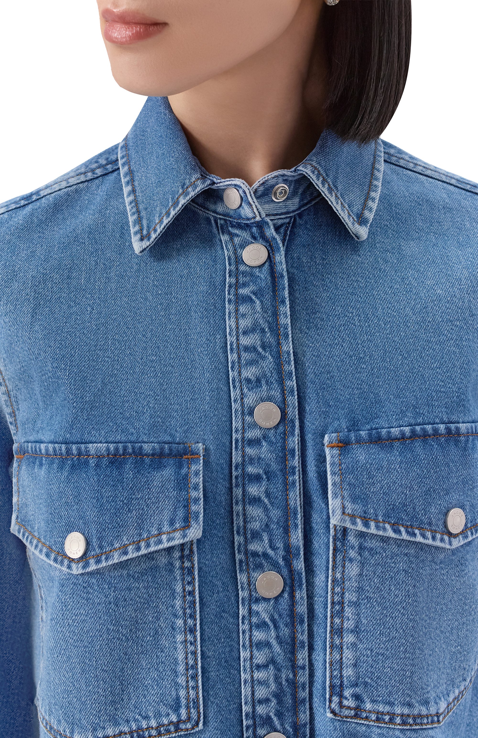 Джинсовая рубашка JACOB COHEN, арт. 25I P/JDM_C0071 000 T811A S3, фото 5