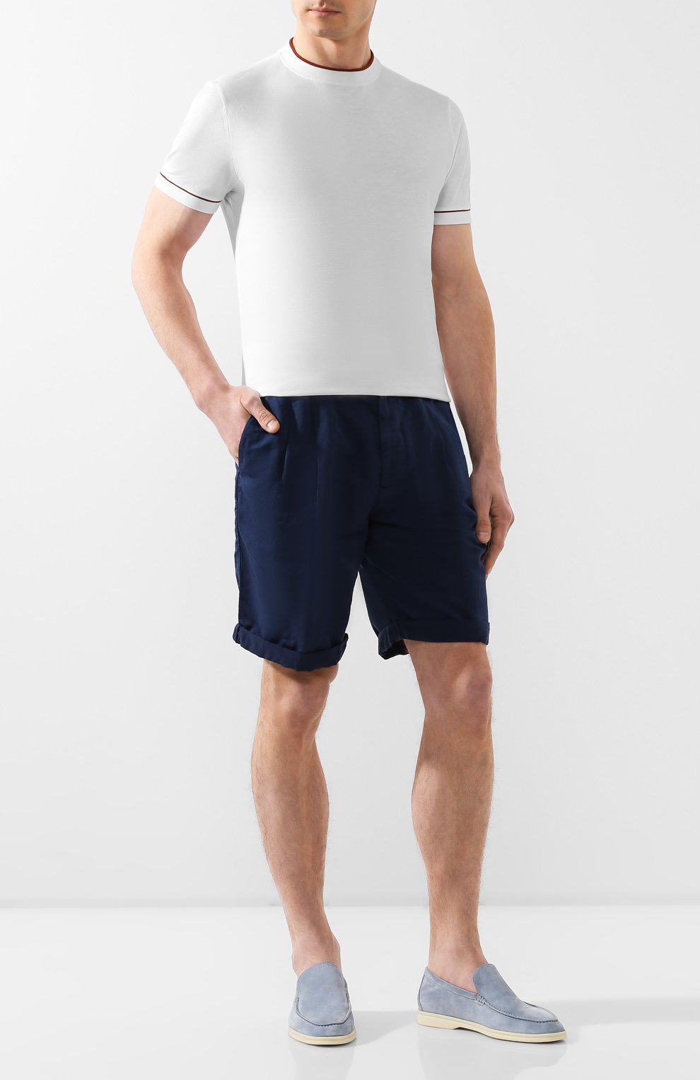 Замшевые лоферы summer walk LORO PIANA, арт. FAE8124, фото 2