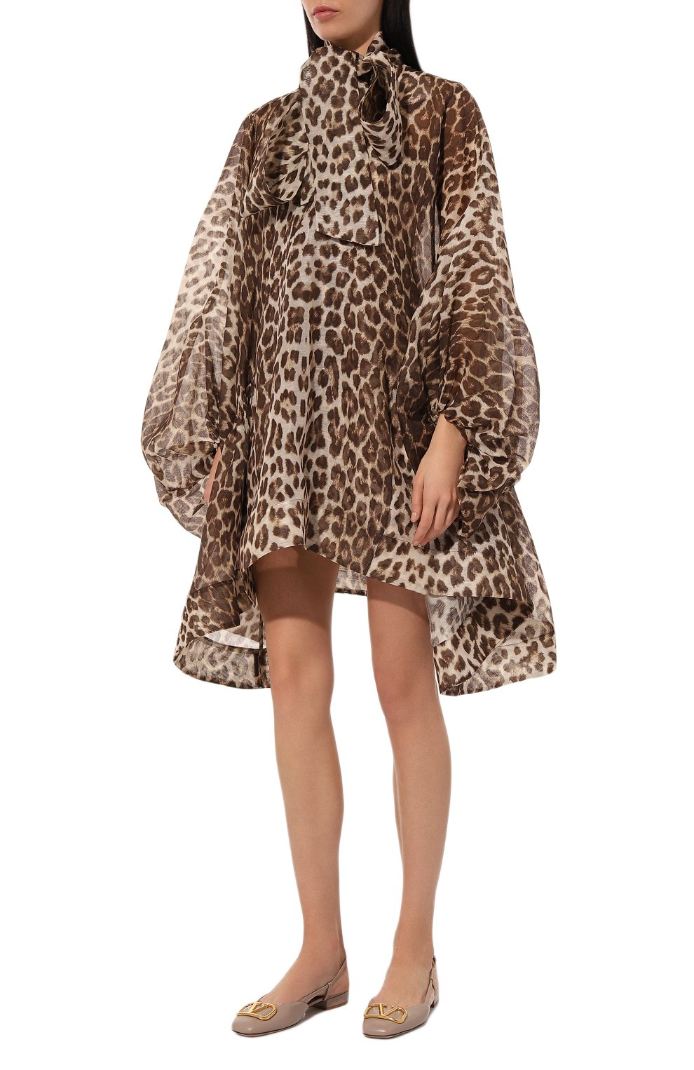 Платье изо льна и шелка ZIMMERMANN, арт. 1404DF241, фото 3