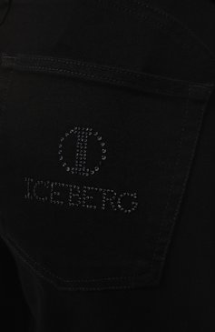 Женские джинсы ICEBERG черного цвета, арт. 2P01/6006 | Фото 5 (Кросс-КТ: Деним; Длина (брюки, джинсы): Стандартные; Материал сплава: Проставлено; Материал внешний: Хлопок, Деним; Драгоценные камни: Проставлено; Силуэт Ж (брюки и джинсы): Узкие; Стили: Кэжуэл)