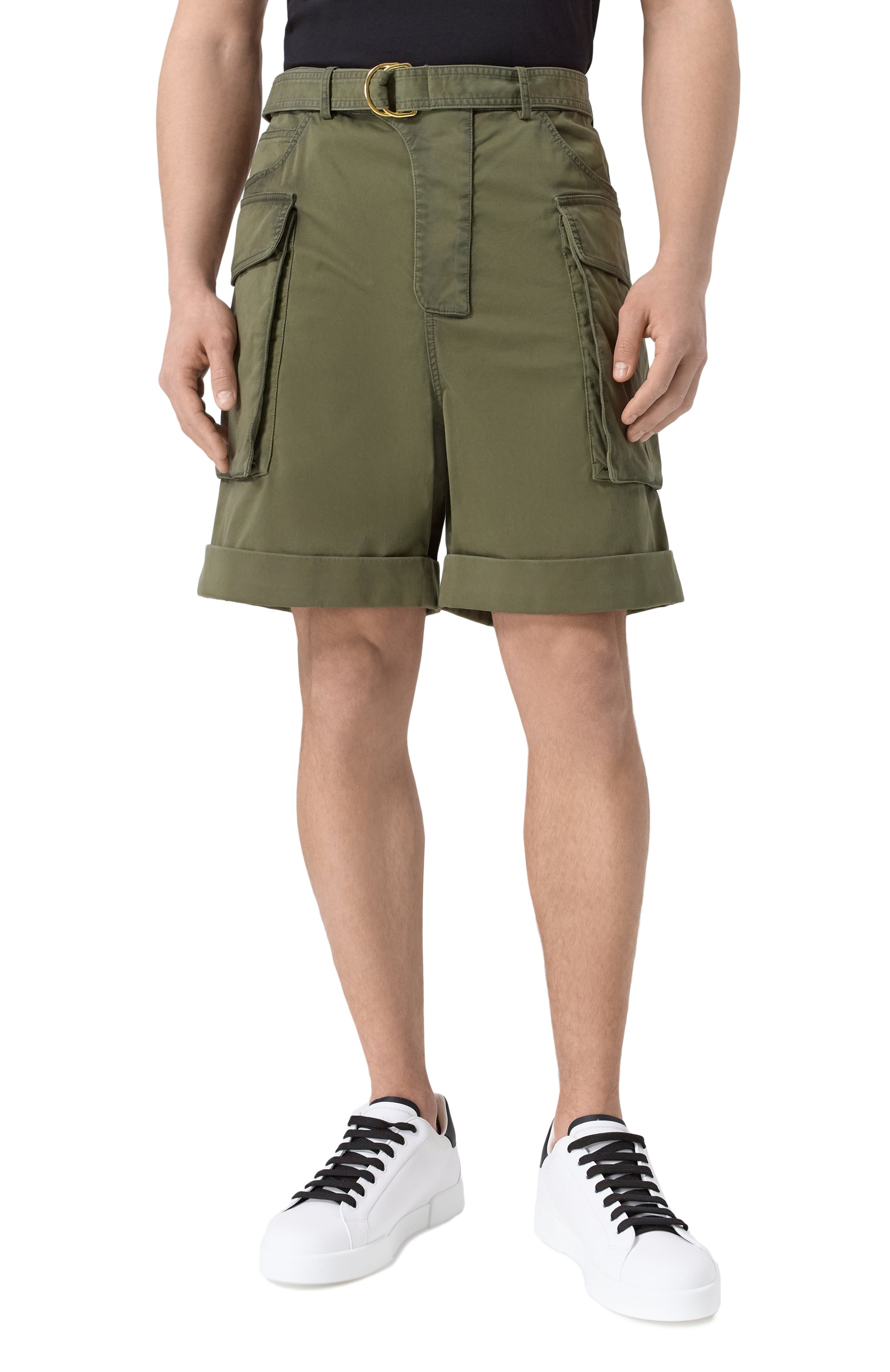 Хлопковые шорты BALMAIN, арт. EH1PA120/CF87, фото 3