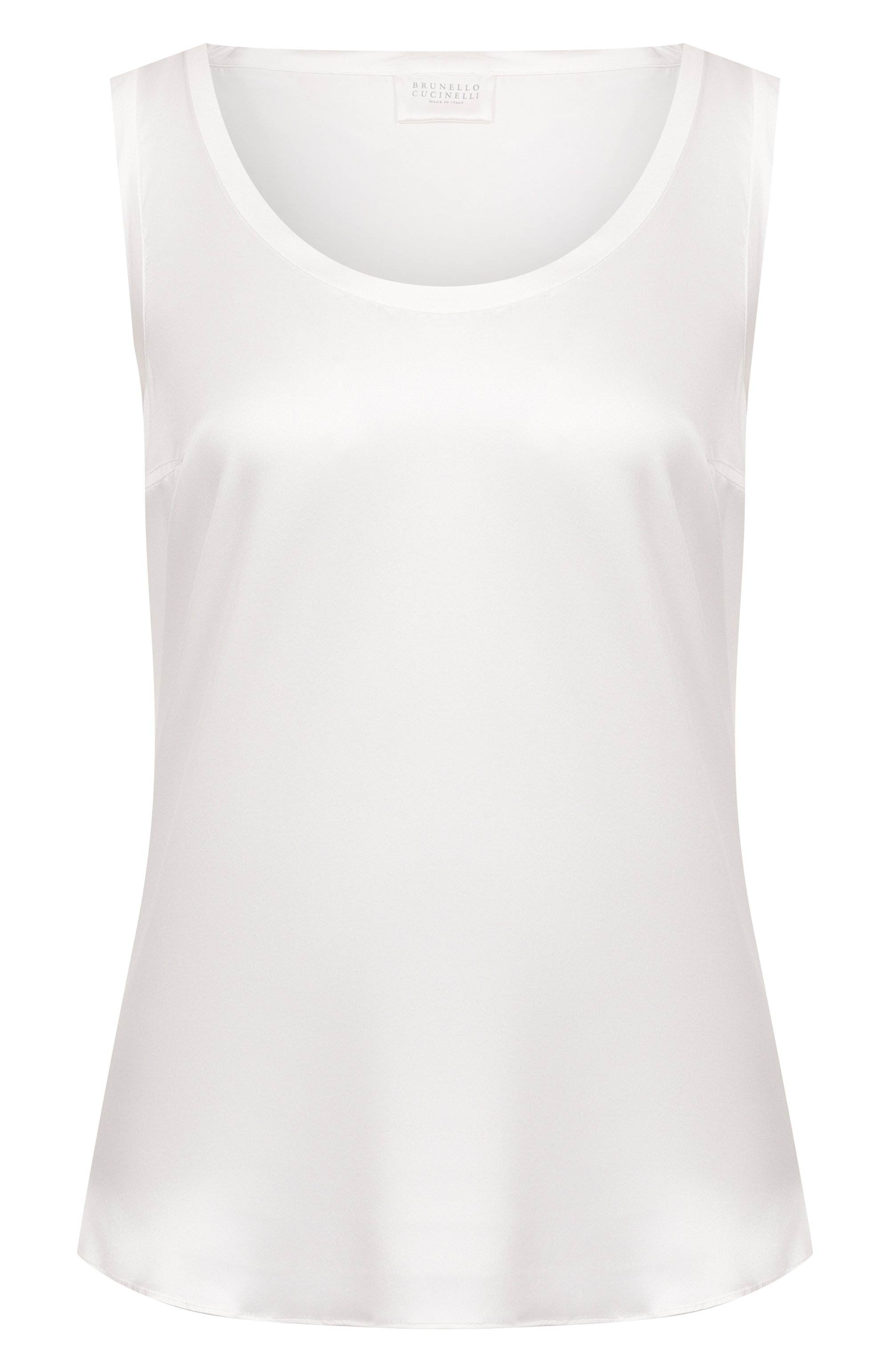 Атласный топ BRUNELLO CUCINELLI, арт. MPC59E0600, фото 1