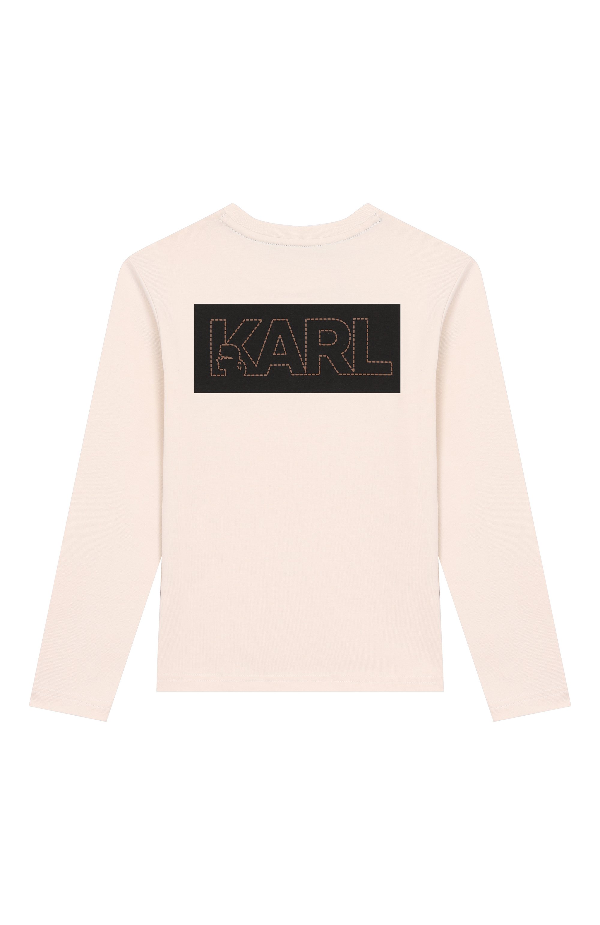 Хлопковый лонгслив KARL LAGERFELD KIDS, арт. Z30955, фото 2