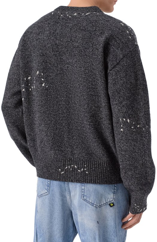 Свитер DOMREBEL M RENEGADE/KNIT CREWNECK Серый  M RENEGADE/KNIT CREWNECK Фото 4