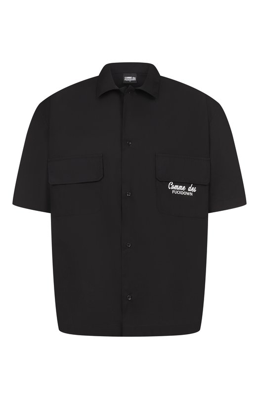 Хлопковая рубашка Comme des Fuckdown CFABM01931 Чёрный CFABM01931