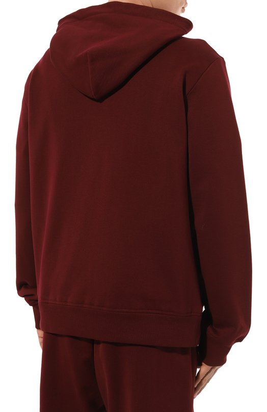 Хлопковая толстовка Dolce & Gabbana G9ABIT/G7M4Y Бордовый  G9ABIT/G7M4Y Фото 4