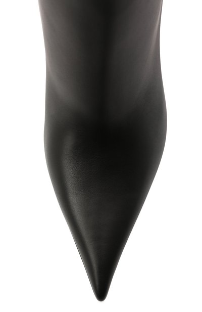 Кожаные ботильоны virtus VERSACE черного цвета по цене 132500 руб., арт. 1000837/1A00673, фото 5 Кожаные ботильоны virtus VERSACE, арт. 1000837/1A00673, фото 5