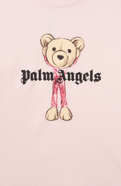 Хлопковая футболка PALM ANGELS, арт. PGAA001S26JER002, фото 3