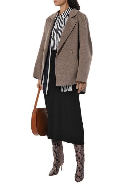 Жакет из шерсти и кашемира LOULOU DE SAISON темно-бежевого цвета по цене 85850 руб., арт. LINA, фото 2 Жакет из шерсти и кашемира LOULOU DE SAISON, арт. LINA, фото 2