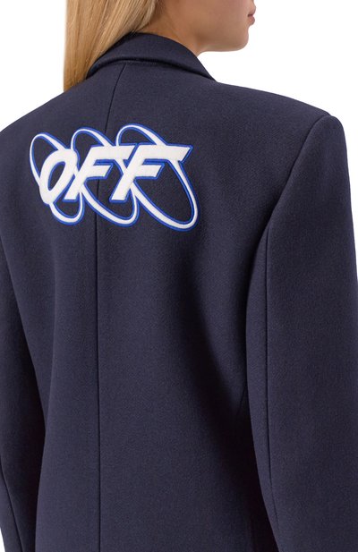 Шерстяное пальто OFF-WHITE, арт. 0WER02JF25FAB001, фото 5