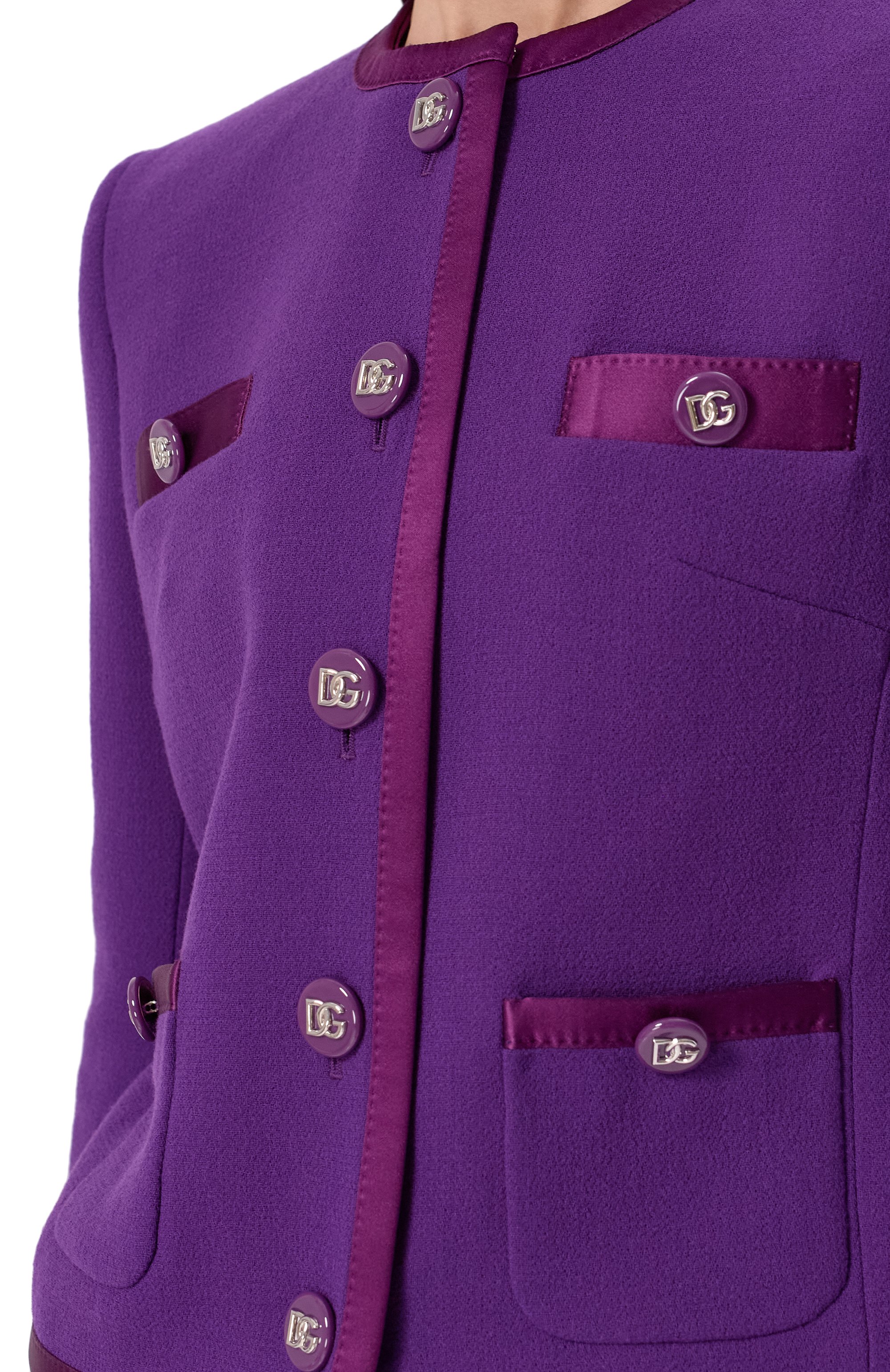 Жакет из шерсти и шелка DOLCE & GABBANA, арт. F27DET/FU2TZ, фото 5