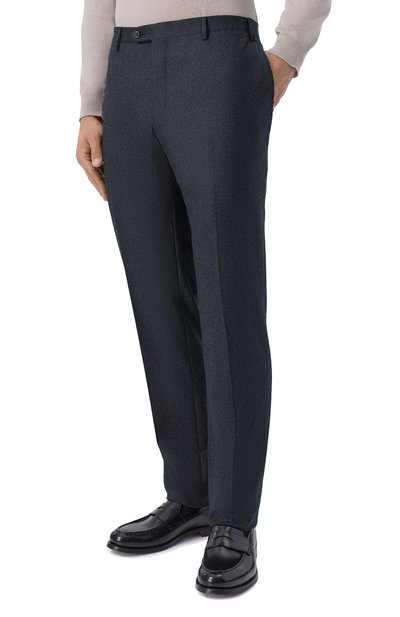 Шерстяные брюки CORNELIANI темно-серого цвета по цене 56450 руб., арт. 285B01/2A18111, фото 3 Шерстяные брюки CORNELIANI, арт. 285B01/2A18111, фото 3