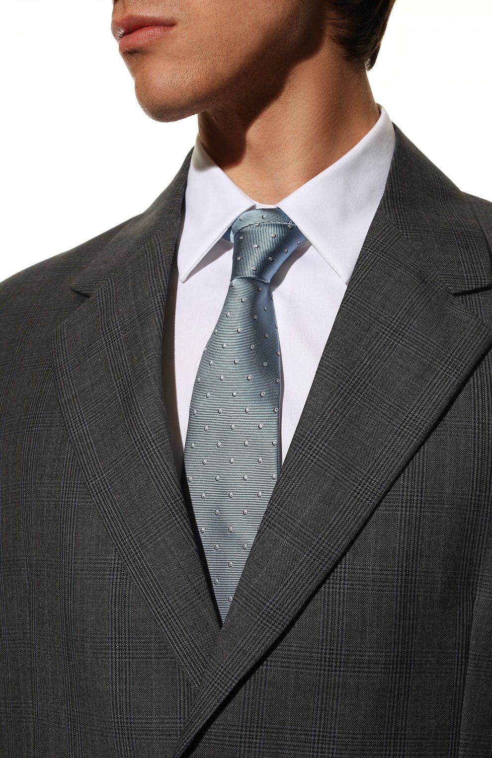 Шелковый галстук PRADA, арт. UCR77-1RRK-F0076-141, фото 2