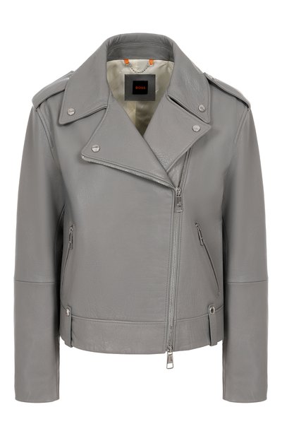 Женская кожаная куртка BOSS ORANGE, арт. 50541769