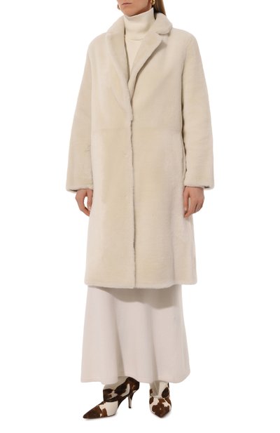 Шуба из овчины YVES SALOMON, арт. 21WYM60504MESI, фото 3