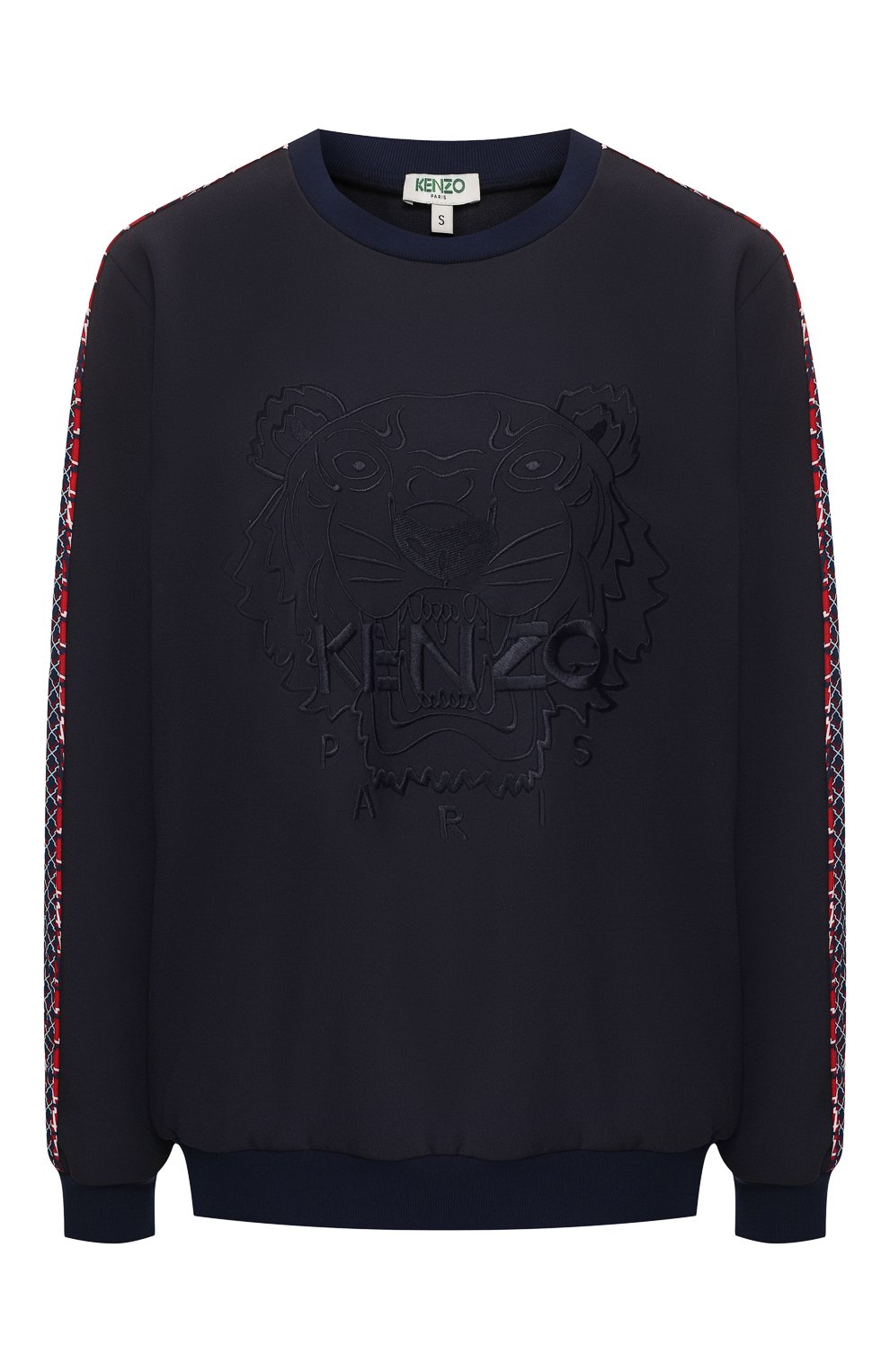 Свитшот KENZO темно-синего цвета по цене 46500 руб., арт. FA52T00105AC, фото 1 Свитшот KENZO, арт. FA52T00105AC, фото 1