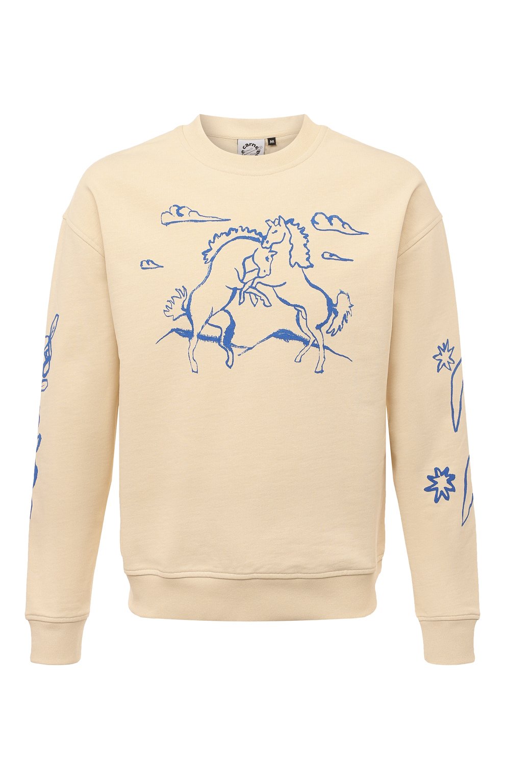 Хлопковый свитшот CARNE BOLLENTE, арт. SS23SW0102, фото 1