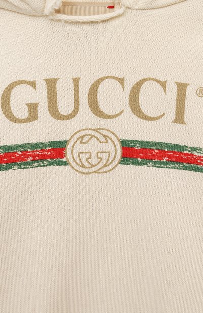 Хлопковое худи GUCCI, арт. 532555/X9P00, фото 3