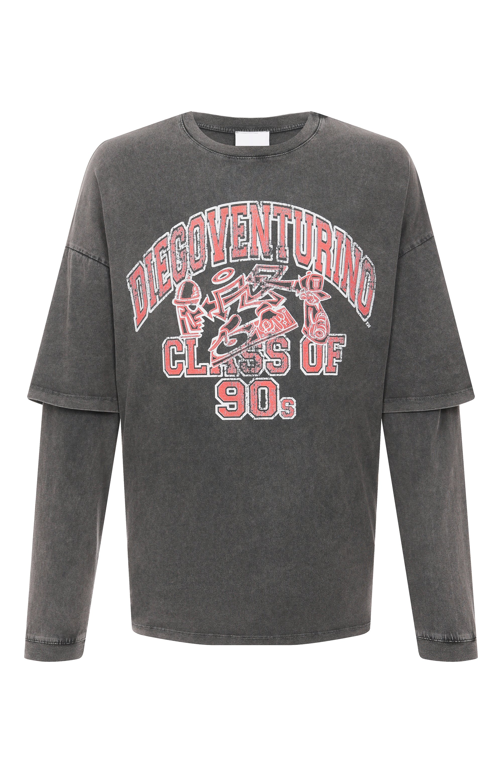 Хлопковый лонгслив DIEGO VENTURINO, арт. DVTS-MLCDVC90, фото 1