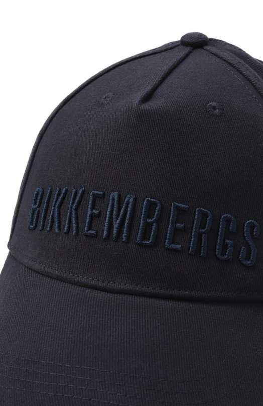 Хлопковая бейсболка Dirk Bikkembergs BKCP01214TU Синий  BKCP01214TU Фото 3
