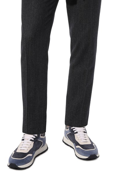 Замшевые кроссовки STEFANO RICCI, арт. US61_G6420/SDPMRW, фото 3