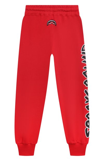 Хлопковые джоггеры SPRAYGROUND, арт. SPY839RED, фото 2