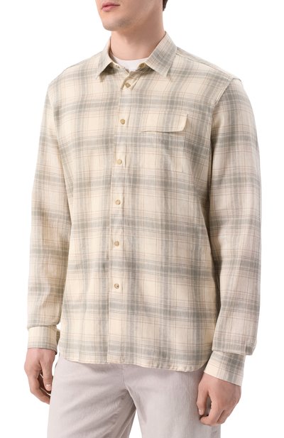 Льняная рубашка KITON, арт. UMCBUBAH0926604, фото 3