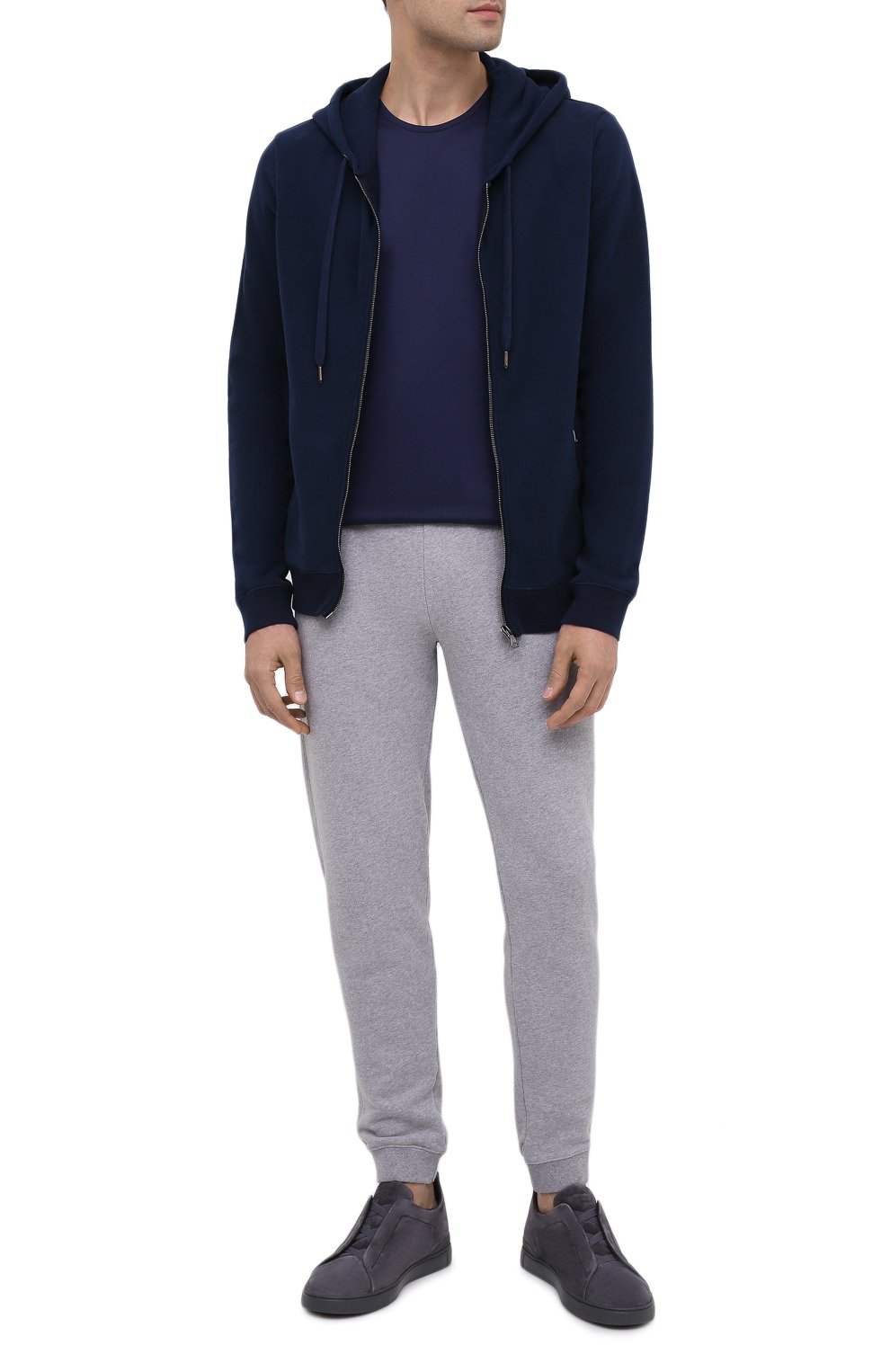 Замшевые кеды triple stitch ZEGNA, арт. A4667X-LHS0Y, фото 2