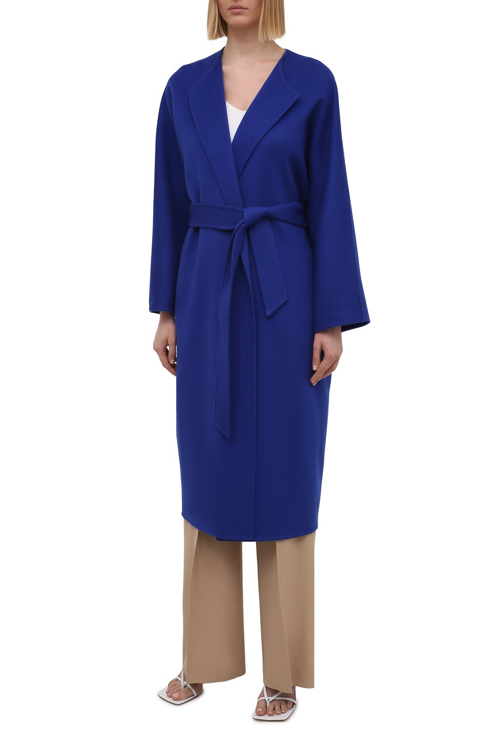 Кашемировое пальто KITON темно-синего цвета по цене 894000 руб., арт. D51607DK05I38, фото 3 Кашемировое пальто KITON, арт. D51607DK05I38, фото 3
