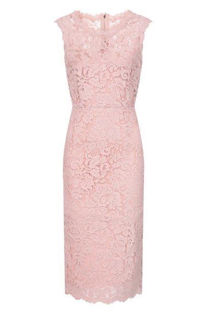 Женское платье из хлопка и вискозы DOLCE & GABBANA, арт. F6H0ZT/HLMTB